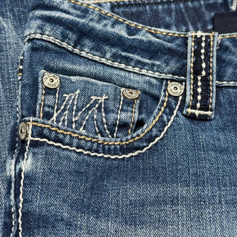 Miss Me The M Series Distressed Skinny Jeans Size 27 - Picture 4 of 8